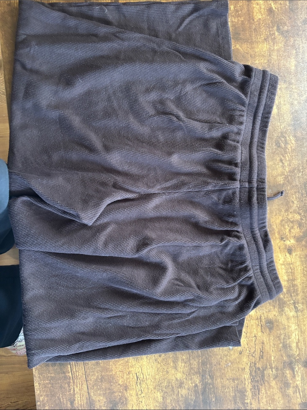 H&M Black Ribbed Drawstring Mini Skirt - Picture 3 of 3
